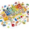 Puzzle Math Wooden For Kids With Bus Themed Design For Cognitive Skills And Play