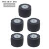 5Pcs Plastic Cassette Pressure Roller Multi Specification With Axis Design Belt Pulley Wheel Rubber Tape Recorder Pinroller