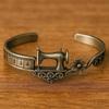 Sewing Machine Theme Bracelet For Craft Lovers Adjustable Vintage Design With Measuring Scale