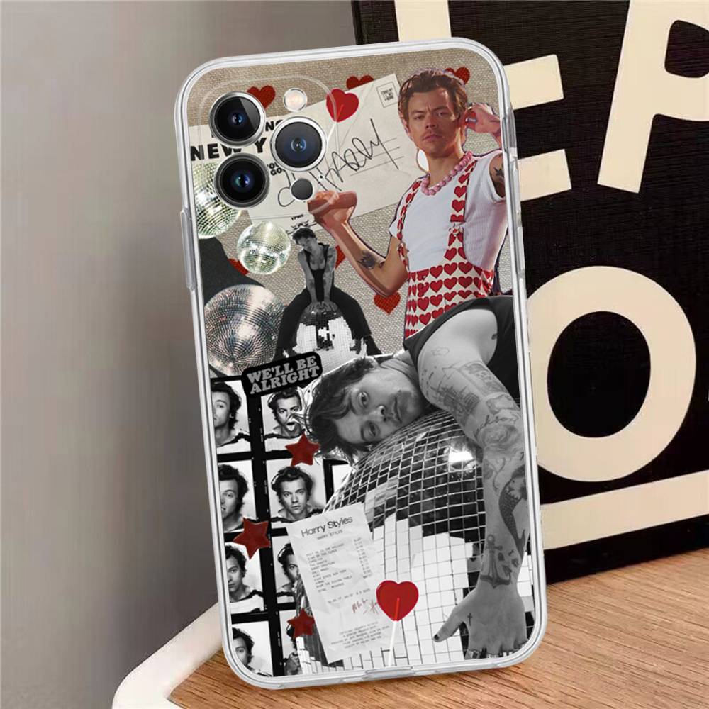 Hot H-Harrys Music Styles Phone Case For IPhone 17 16 15 14 13 12 11 Pro Max 13 12 Mini 17Air 16e Clear Cases