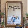 Creative 'Good Day' English Word Self-Adhesive Wall Stickers for Coffee Shop or Boutique Windows