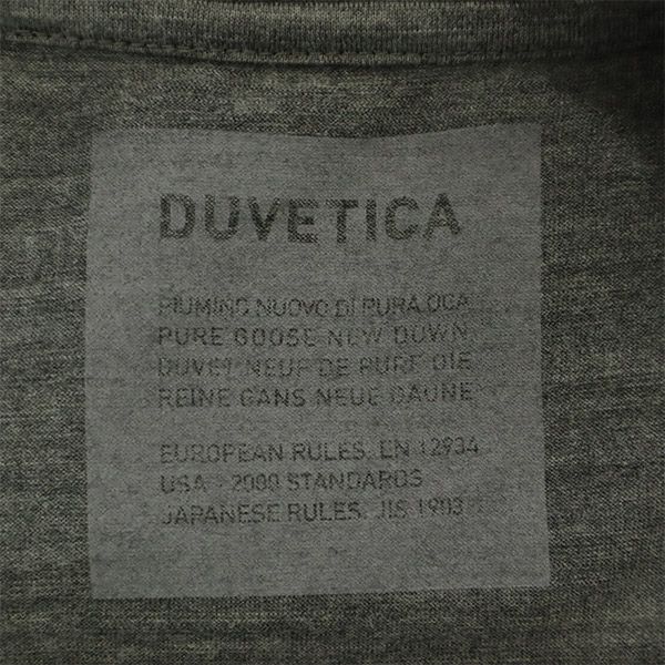 DUVETICA Made In Japan Wool Long Sleeve T-shirt Gray Cut Men's Used