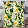 Modern Living Room Curtains for Camera Beauty Flowers Blackout Curtain Halloween Decoration Partition Home Interior Curtains