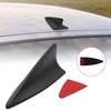 uxcell Decorative Car Antenna Plastic Material Black 13.5cm Length Shark Fin Shape Antenna