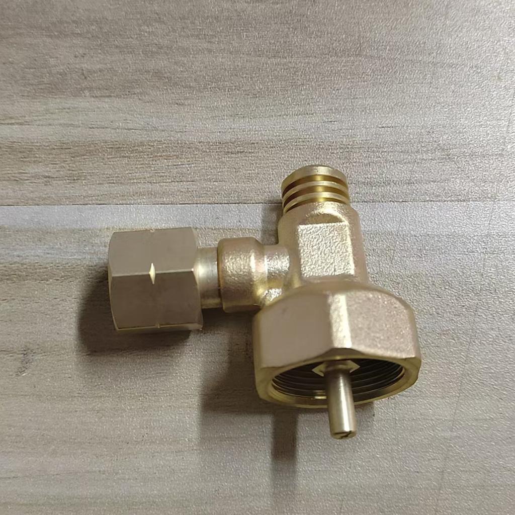Two Outputs Gas Tanks Conversion Gas Distributor Conversion Head 2 in1 Propane Adapter Extension Gas Furnaces Adapter