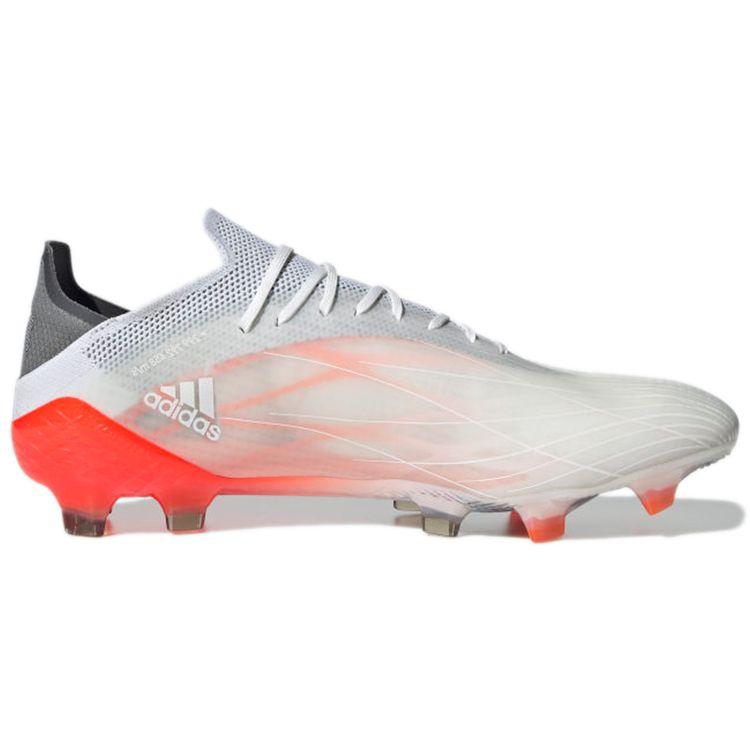 Adidas X Speedflow.1 FG White Solar Red Unisex Sneakers Cloud-White Iron-Metallic FY6869