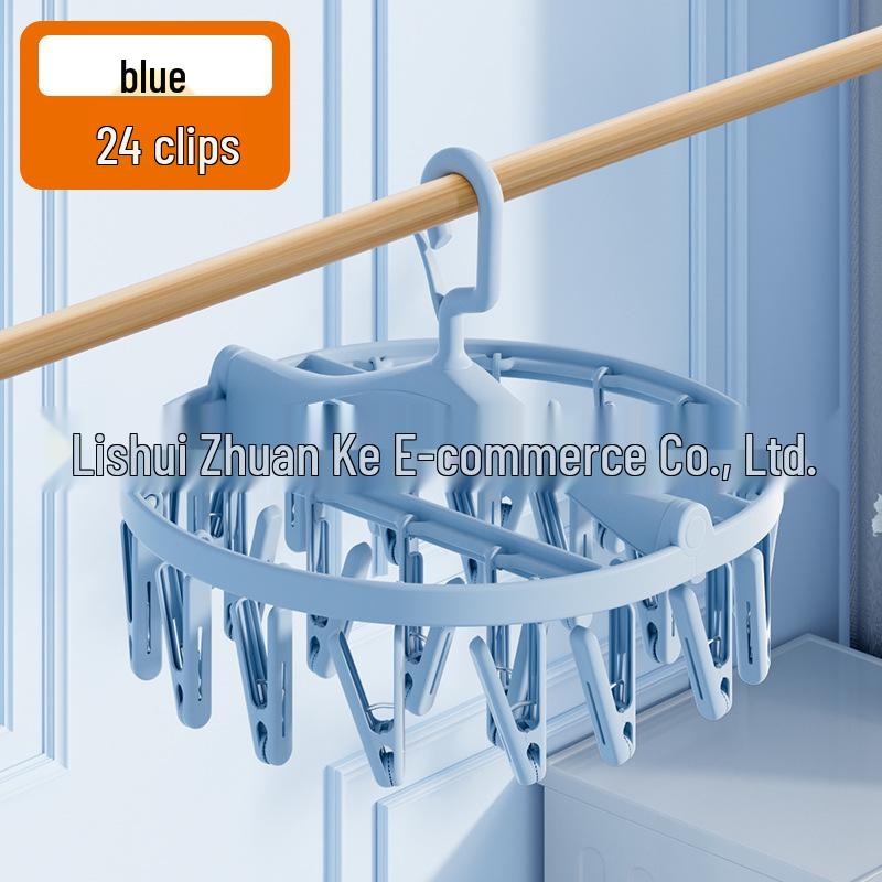 Foldable Multi-Clip Drying Rack for Clothes, Socks, and Underwear
