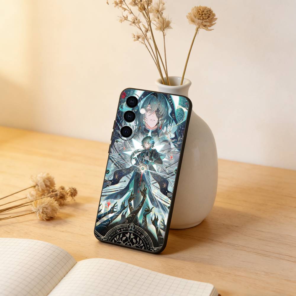 Honkai Star Rail Anaxa Phone Case For Samsung Galaxy A73,A72,A71,A70,A53,A52,A51,Others Soft Black Cover