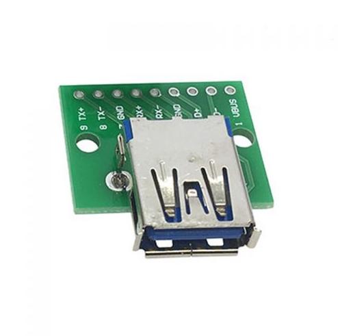USB Male Connector / MINI MICRO USB to DIP Adapter female connector 2.54 Connector B Type-C USB2.0 3.0 Female PCB Converter