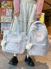 Starry Style School Backpack For Girls With Nylon Material And 10in Laptop Storage