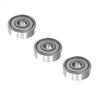 10pcs Sealed Ball Bearings 6x19x6mm 626zz Roller Skate Wheel Bearings Carbon Steel Longboard Bearing Replacement for Pulley