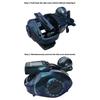 Corrosions Resist Saltwater Freshwater Fishing Reel Electronic LED Screen Fishing 7.2:1 High Speed Powerful Fishing Reel