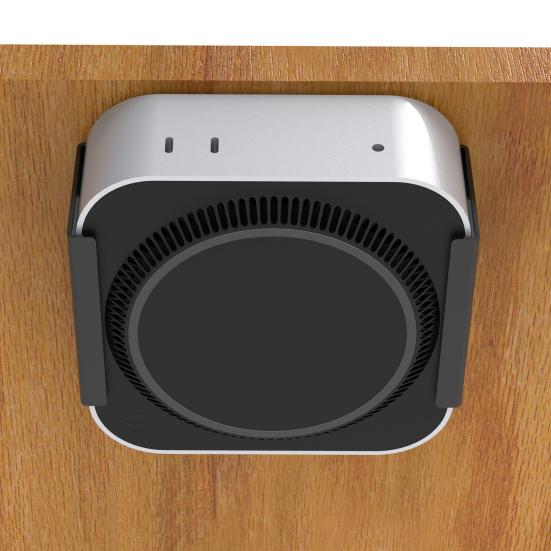 Suporte de Metal para Mini Computador de Mesa Heavy Duty Antiderrapante Atrás do Monitor Debaixo da Mesa Suporte de Mesa para Mini Computador Acessórios para PC