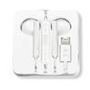 Kit Pedestrian + Earphone + Microphone White Jack Lightning for Smartphone and Tablet