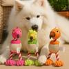 Quietschendes Stofftier in Vogelform für Haustiere, Bissfeste Zahnungs-Trainingsspielzeug für Hunde & Katzen, Tägliche Unterhaltung