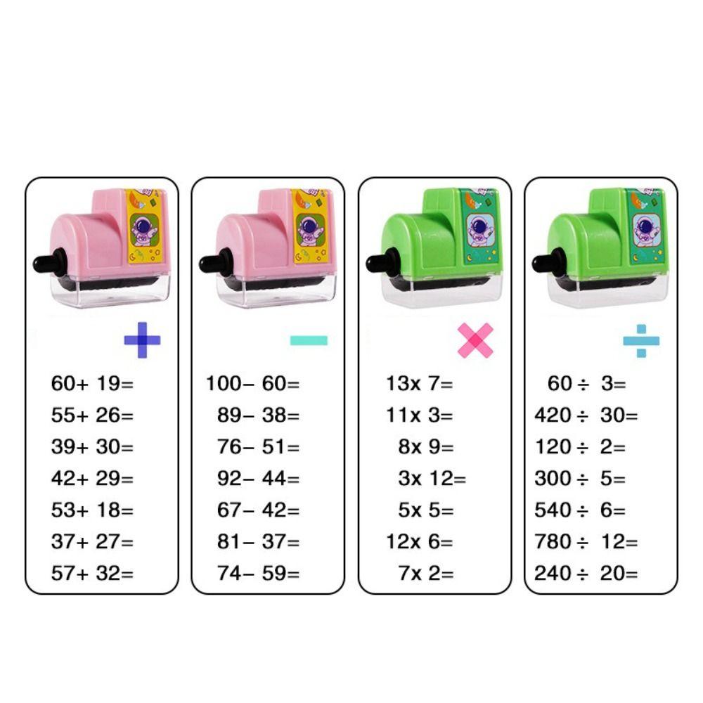 Multiplication Division Math Rolling Stamp Reusable Math Teaching Stamp School