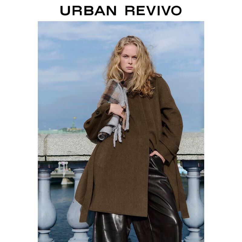 

Женское пальто UR 2025 Amber Flow с поясом L