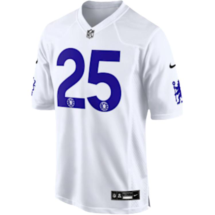 

Мужская футбольная майка Nike Chelsea x NFL 2025 Клубный чемпионат мира Ограниченная серия 22NM10AFA4-5L5 XL