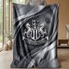 Coperta in Flanella con Stampa del Newcastle United Football, Coperta Morbida Calda Leggera per Divano Letto Campeggio