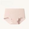 Large Size Female Spring and Autumn Jacquard Breathable 10A Antibacterial Middle Waist Triangle Briefs