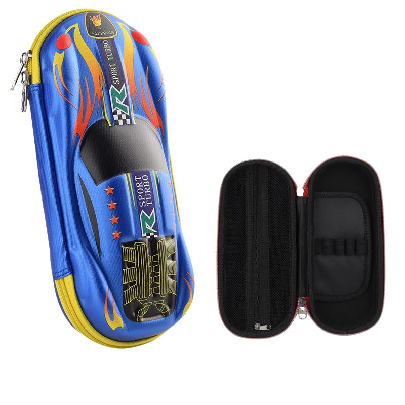 

Новый автомобильный водонепроницаемый большой вместительный пенал для мальчиков из материала EVA, пенал, многофункциональная коробка для канцелярских принадлежностей, женская косметичка синий