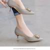 zapatos de mujer women cute light weight spring & summer black stiletto heel shoes for sexy party lady office black pumps ga238