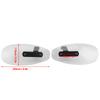 10mm Universal Motorcycle Handguard Acrylic Motorbike Handlebar Wind Shield Fit for YamahaTransparent