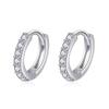 Elegant Single Row Diamond Stud Earrings for Women: Versatile Ins Style Ear Cuffs, High-End Korean Design