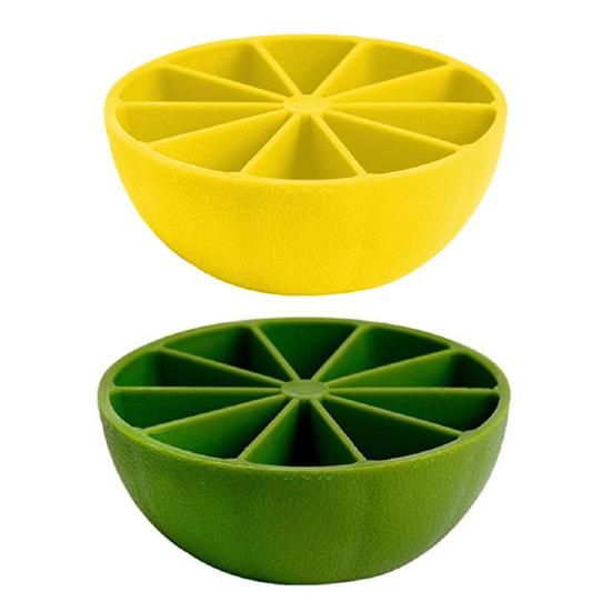 Lemon-Shaped Ice Cube Tray 10-Cavity Silicone Ice Mold for DIY Cocktails & Drinks BPA Free Easy Release Lemon Ice Cube Maker