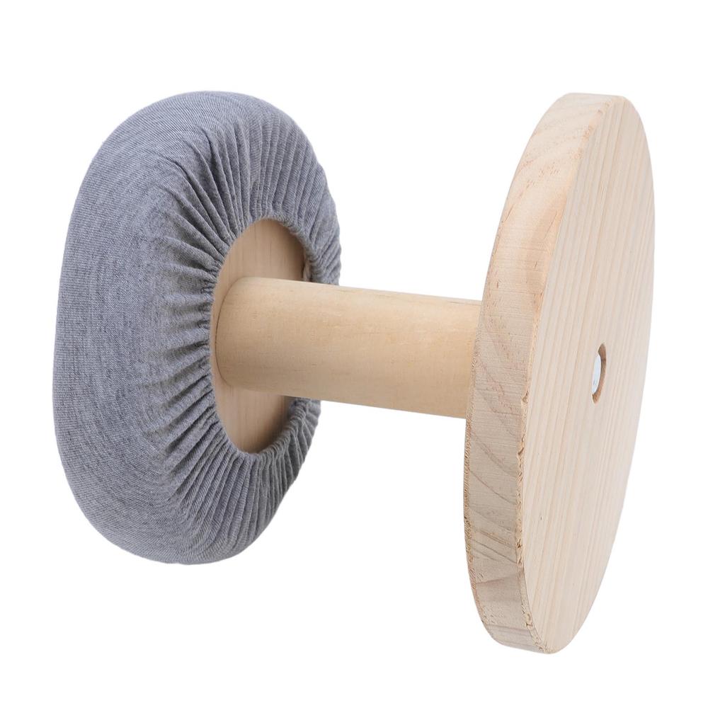 Ironing Board Stool Multifunctional Stable Solid Wood Small Round Ironing Board Stool for Home