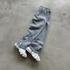 European and American Y2K Solid Color Casual High Street Hip-hop Sweatpants