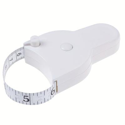 1pcs Portable Fitness Telescopic Health Tape Measure With Handle Torch Y-shaped PU Leather Ruler Measuring Waist Tape Measure