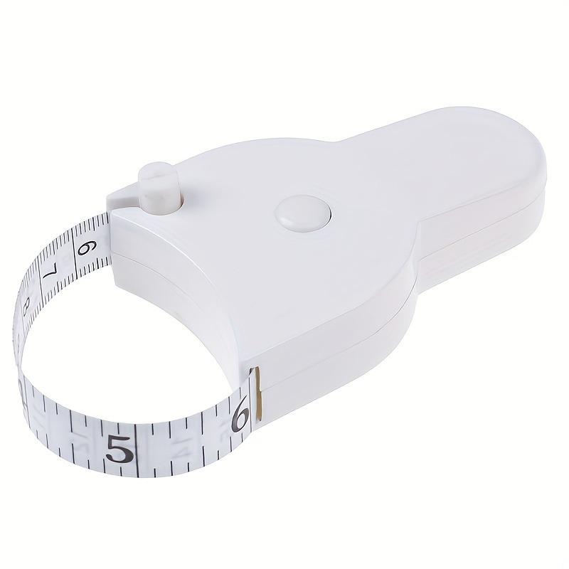 1pcs Portable Fitness Telescopic Health Tape Measure With Handle Torch Y-shaped PU Leather Ruler Measuring Waist Tape Measure