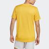 Adidas Run It Letter Logo Print Crew Neck Short Sleeve T-Shirt Men Tops Sun-Yellow IC7647