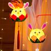 Glowing Mid-Autumn Festival Lantern Handheld Rabbit Lotus Lantern  Cultural Event