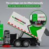 Sanitation Garbage Music Toy with Light & Truck Scale Realistic Street Sweeper Model Ornament No Battery