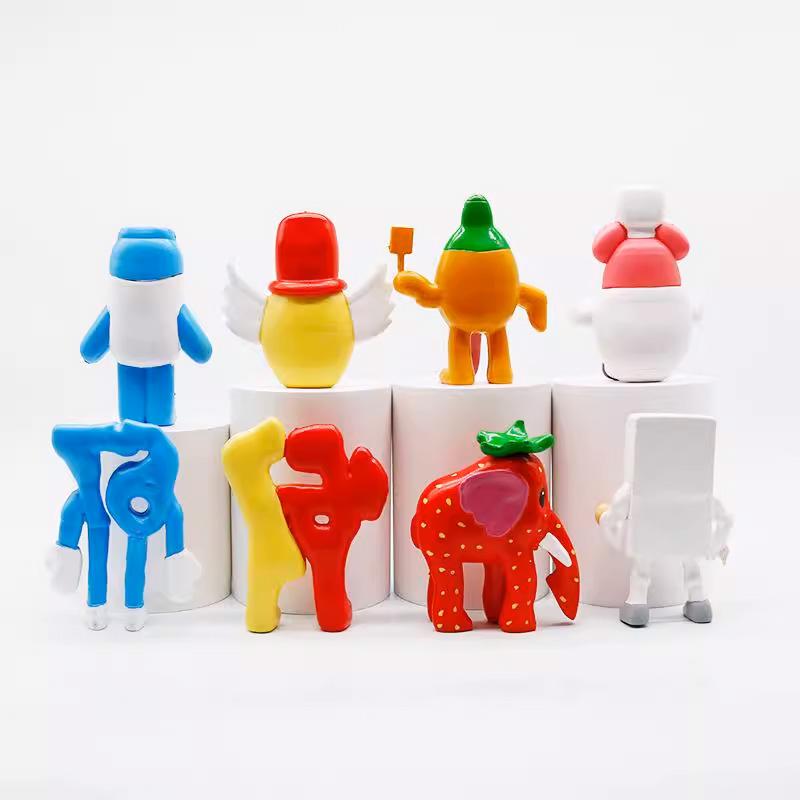 New 8Pcs/Set Steal A Brainrot Game Figure Toys No. 9 No. 67 Anime Model Tongue Figure Toys Figure Christmas New Year Gift