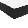 vidaXL Taschenfederkernmatratze Mittel Schwarz 100x200x20 cm Samt