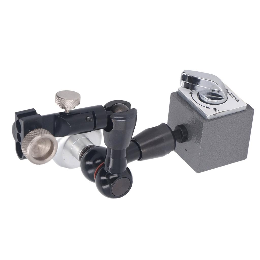 Magnetic Dial Indicator Holder Spherical Universal Fine Tuning Dial Indicator Mount Stand for