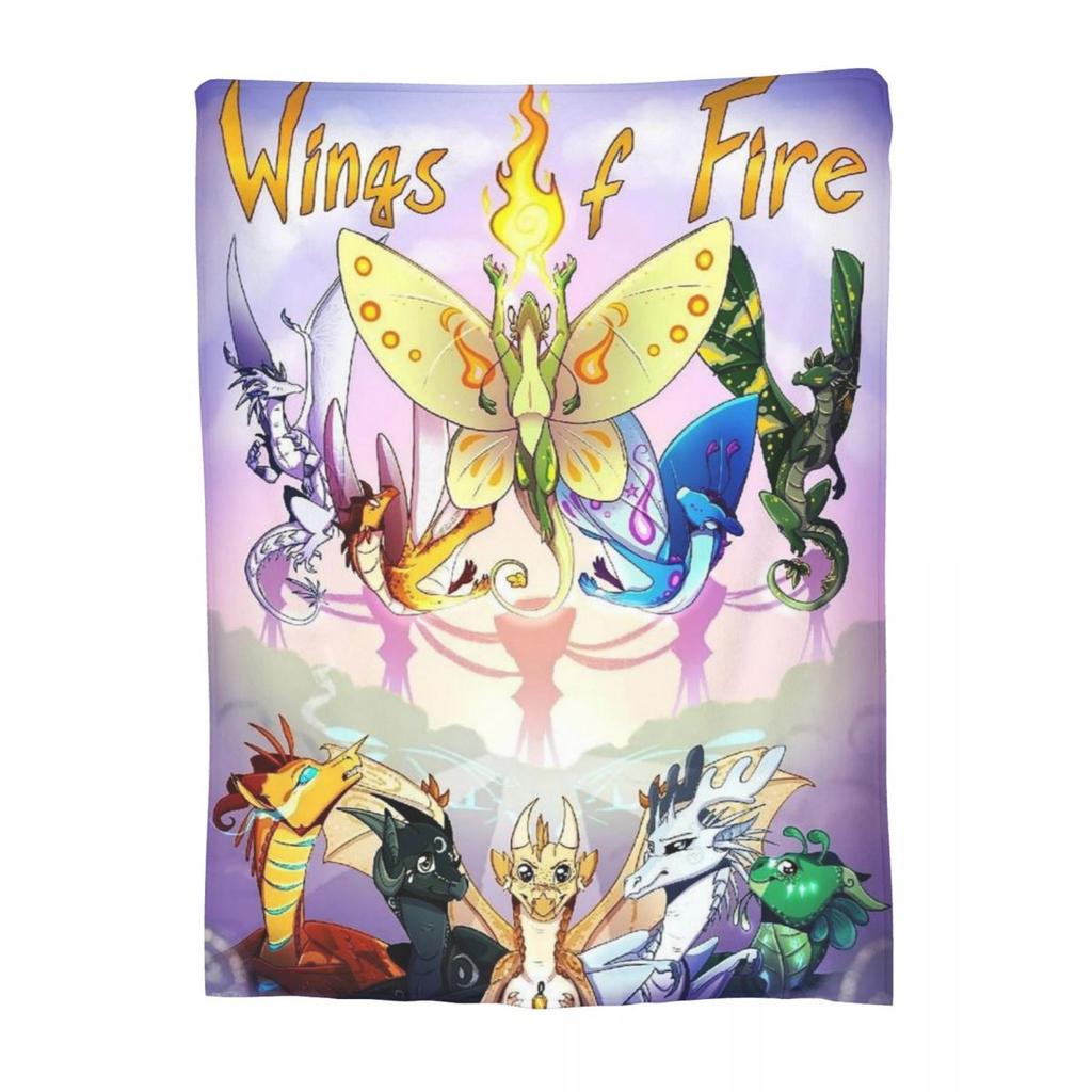 Wing Of Fire All Dragon Blankets Soft Warm Flannel Throw Blanket Bedspread for Bed Living room Picnic Travel Home Couch