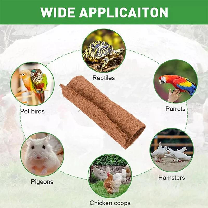 10pcs Wooden Chicken Nesting Mats Portable Non-Disposable Laying Hen Bedding Pads Poultry Coop Supplies Eco-Friendly Nest Pads