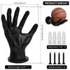 Wall Mount Hand Shaped Basketball Holder No Drill Ball Display Stand for Boys Bedroom Sports Fan Room Decor