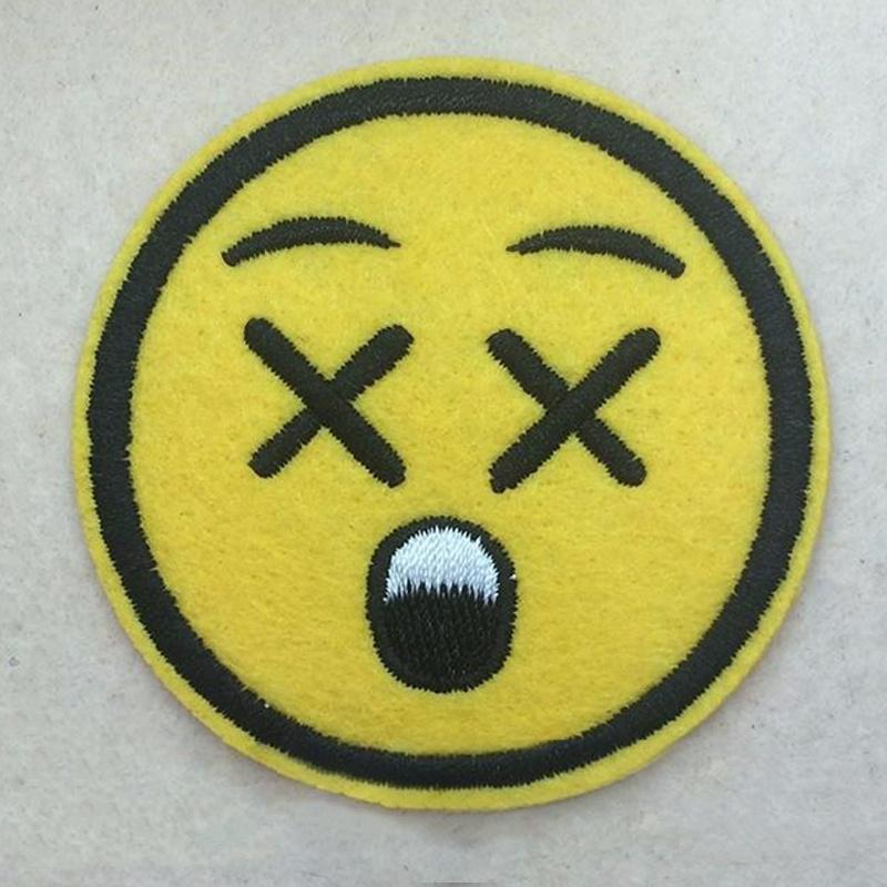 8 buc. emoji expresie Patch-uri termocolante Insignă brodată Aplicație