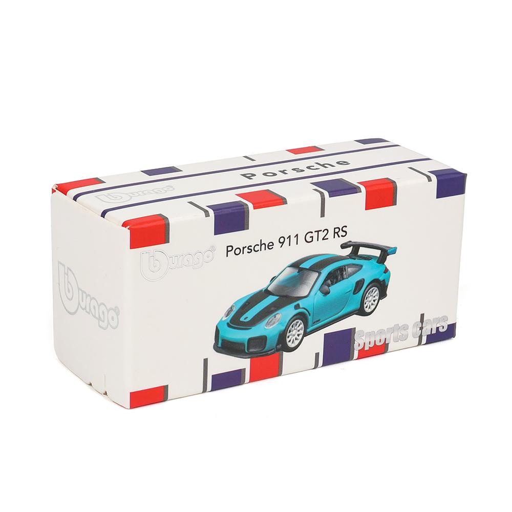 Bburago 1: 64 Porsche 911 GT2 RS 2020 Mustang GT500 Bronco Car Model Series Children's Christmas Gift Toy Boy Ferrari