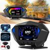 Universal GPS Digital LCD Car HUD Head-up Display Speedometer Altitude Speed Gauge Off-road Vehicle Slope Meter Car