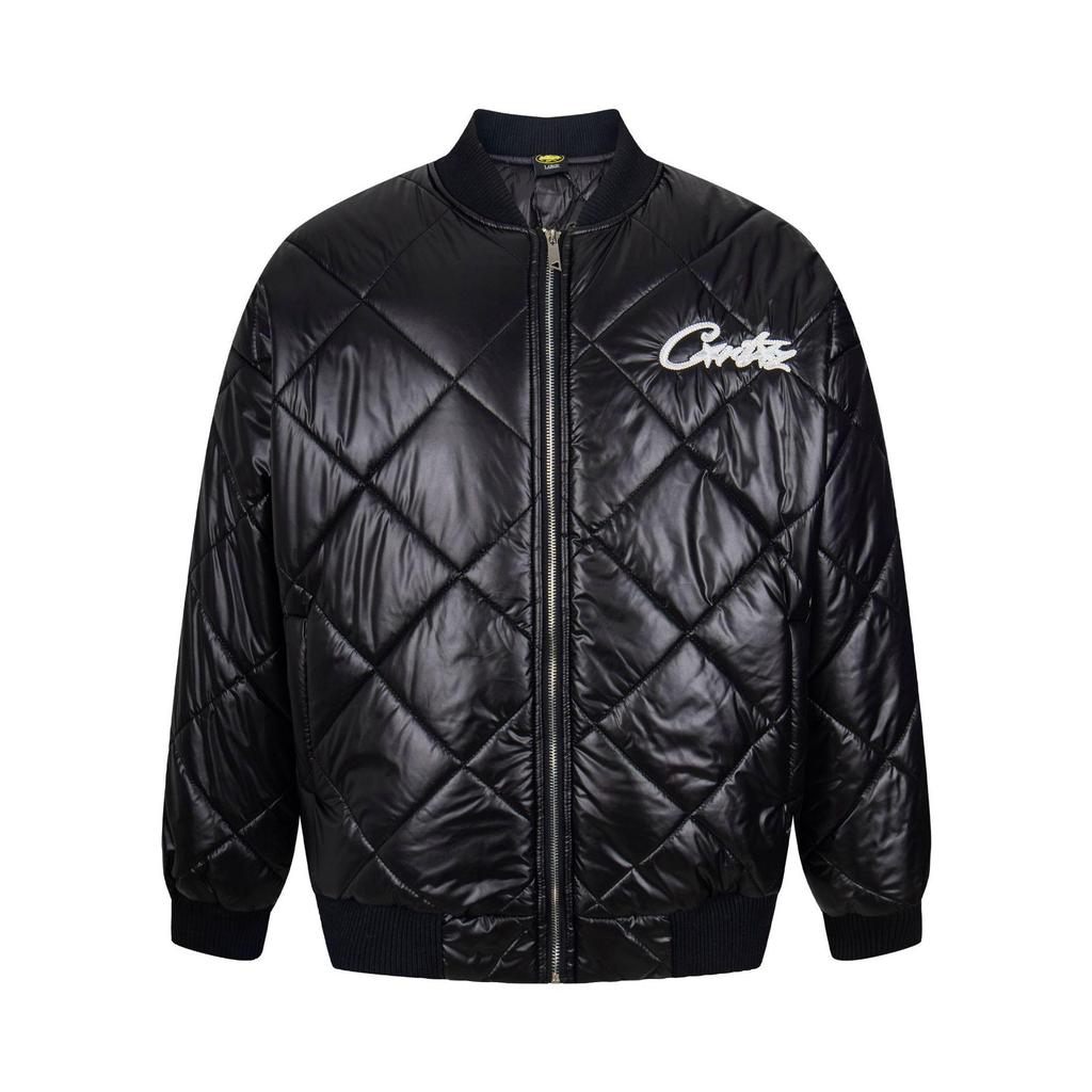 Chaqueta de Invierno Acolchada de Plumas Corteiz Alcatraz con LOGOTIPO Bordado