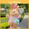 Bär Blume Rucksack Plüsch Schlüsselanhänger Mit Süßer Puppe Für Kinder Geschenk