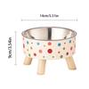 Cute Pet Food Bowl - Non-Slip & Anti-Tip Design, Detachable Feeding Dish for Cats & Dogs, Safe Durable