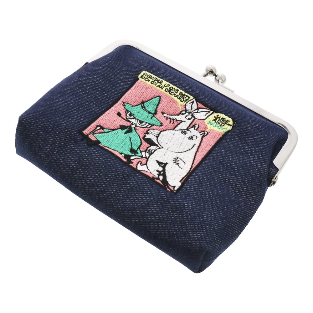 Sunstar Stationery Moomin Embroidered Clasp Comic S2321335 Pouch, Closure, Pattern,