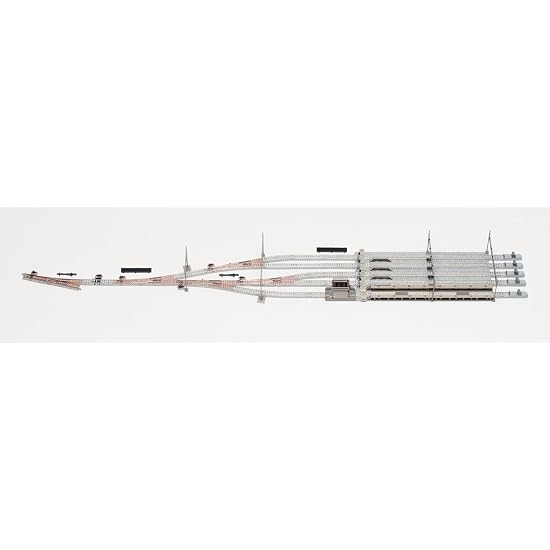 TOMIX N Gauge Vehicle Depot Rail Set 91016 Model Train Supplies Silver
